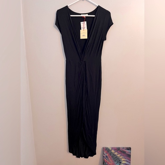 Rolla Coster Dresses & Skirts - NWT Black Twist Front High Low Dress